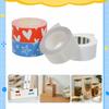 Label Tape 1 Roll Thermal Label Skicker Compatible with King Jim TEPRA LR5C Labeler Cute Thermal Paper Print Tape 15mm*4m Transparent