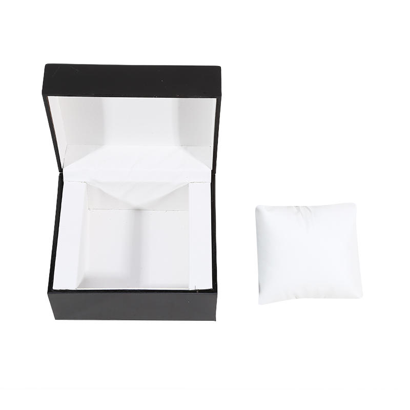 Holz-Uhrenbox mit Armbandhalter - 6 Fächer Vitrine für Herrenuhren Schmuck Armband Aufbewahrungs-Organizer