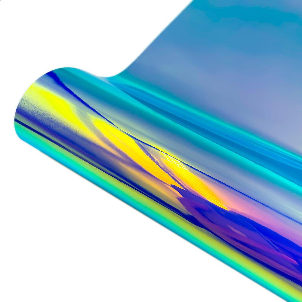 12in X 39in Holographic Gradient Adhesive Vinyl Crafts DIY Xmas Sign Wall Mug Decals Stickers Decor For Cut Silhouette Cameo