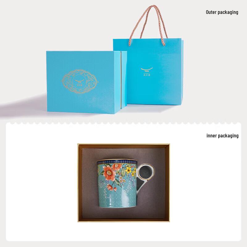 Yongfengyuan Brocade Splendor Ceramic Mug