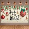 Weihnachtsdeko Hintergrund Rot & Gold Thema Weihnachts-Hintergrund Weihnachtsbanner Leichtes Material Feiertags Festlicher Hintergrund Für Weihnachten
