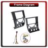 2Din Android Car-Play Car Radio,SsangYong Rexton III 2012-2016,Multimedia Player Head Unit Stereo GPS Navigation BT WIFI,1+16GB