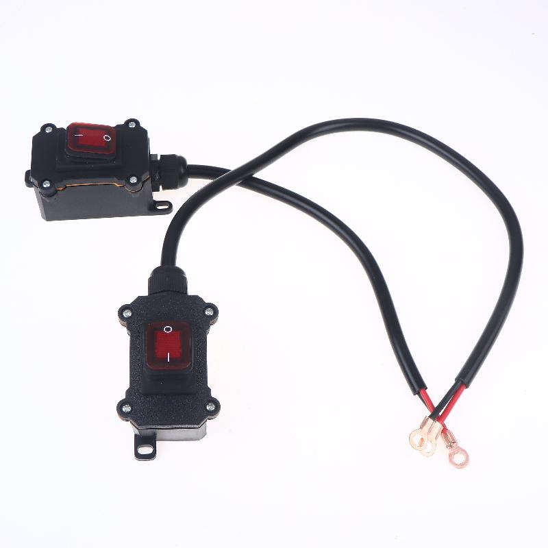 Motosiklet Güç Anahtarı Akü Kesme Anahtarı 12V/24V Su Geçirmez Güç Kesici İzolatör Ağır Hizmet Tipi Stop Anahtarı