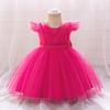 Pailletten Tüll Blumenmädchenkleid für Hochzeiten & Geburtstage - Baby Prinzessinnen Outfit