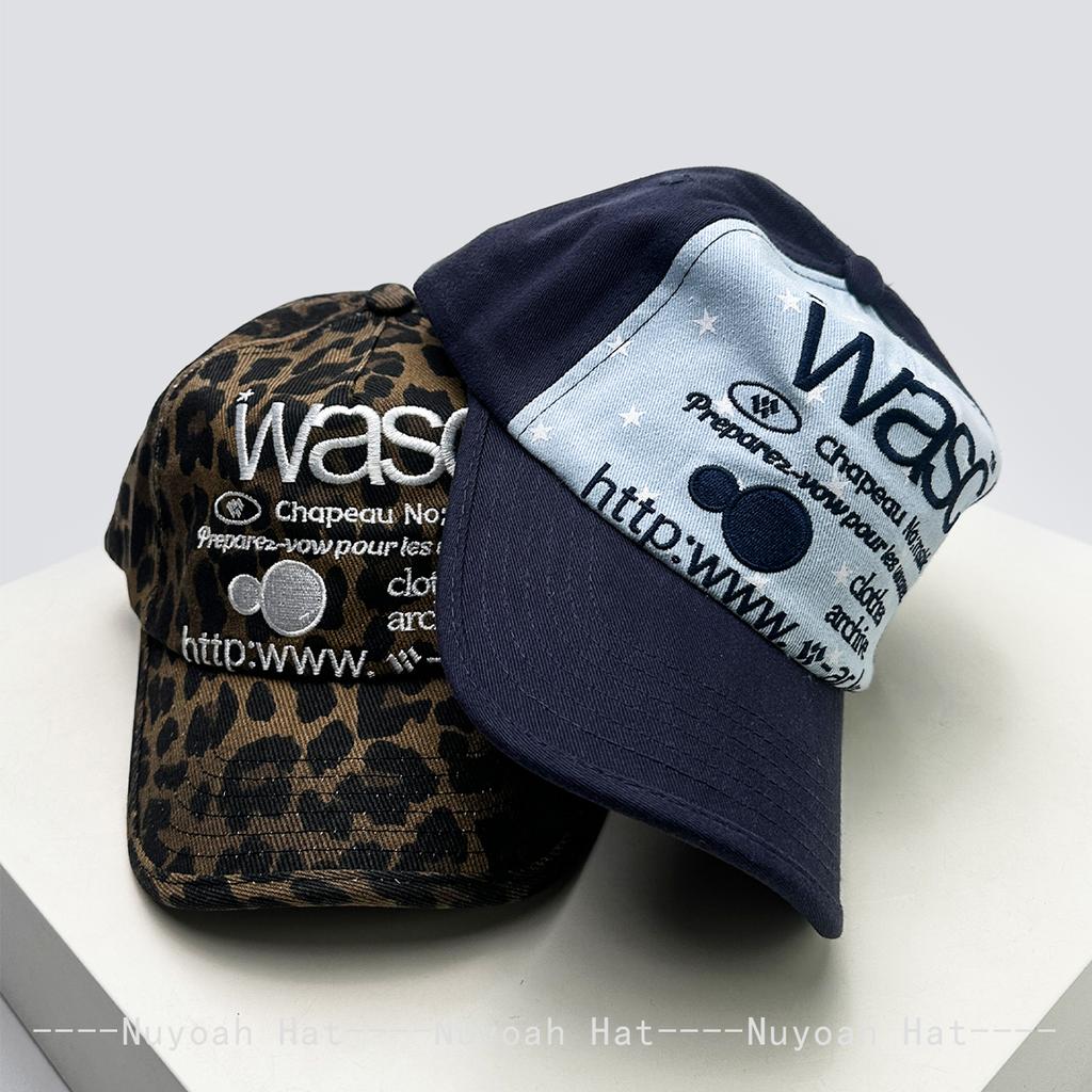 And Women Color Contrast Star Embroidered Letter Prints Baseball Caps Sun Protection Leopard Print Camouflage All-Match Peaked Hats Fashion Latest