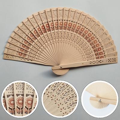 Hand Folding Fan Ornaments Vintage Style Wedding Decoration