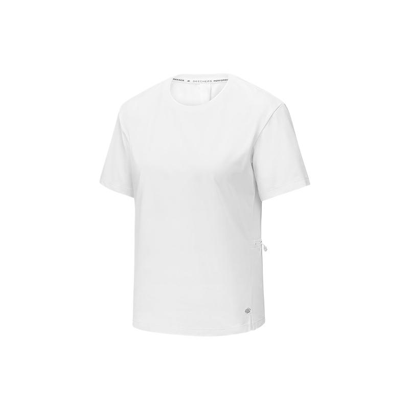 Skechers Comfort Sports Series Basic Sports Casual Fashion Short Sleeve T-Shirt Women tops P225W160-0019 M