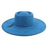 Klassieke Homburg Tophoed Panama Hoed Cadeau voor Vriend Tophoed Gevlochten Riem Kostuum voor Buitenbijeenkomsten