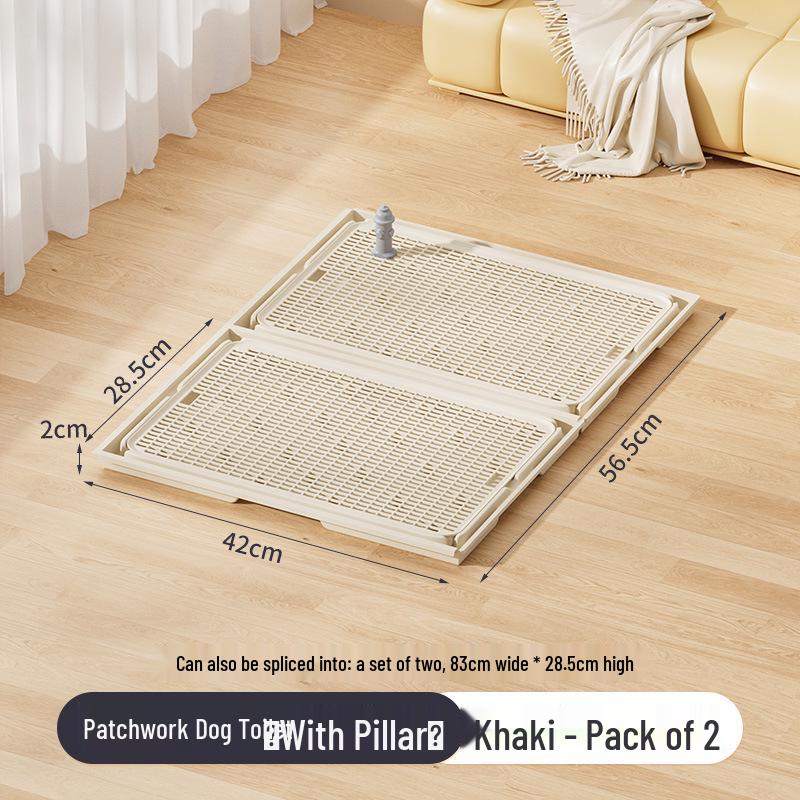 Extra Large Leak-Proof Dog Toilet with Urine Guide Post for Dogs of All Sizes