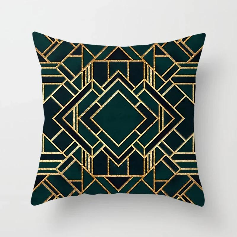 Geometriskt Mönster Kudde Dekoration Hem Soffa Kuddfodral Säng Lyx