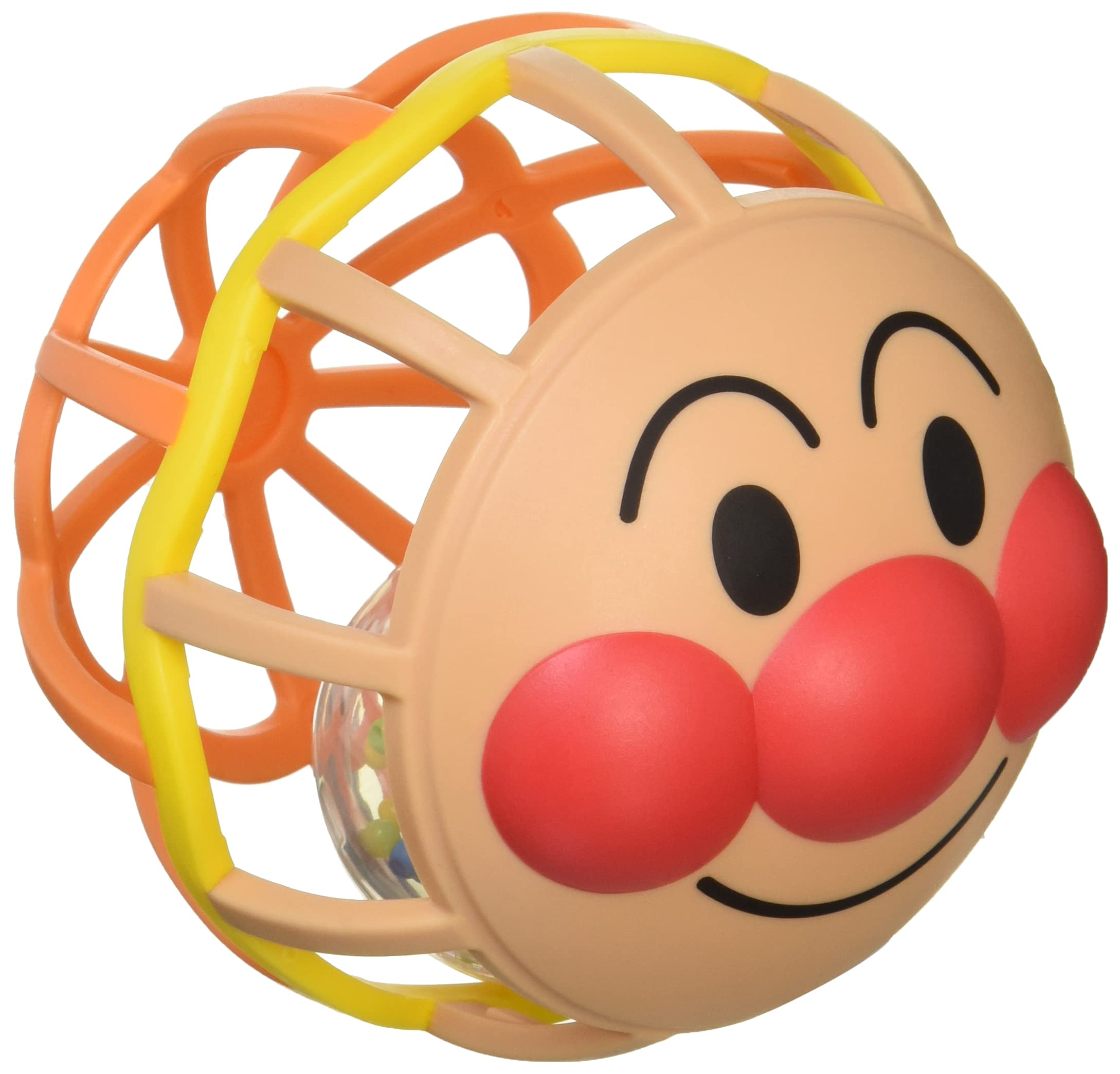 

AGATSUMA Baby Ball Anpanman Shakashaka Face Ball 2 місяці і старше жовтий