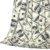 Creative U.S. Money Blanket, Single-Sided Thickened Polyester Throw Blanket, Soft Warm Nap Blanket for Sofa Bed Couch