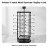 Powder-Coated Rotating Eyeglass Display Rack Compact Easy