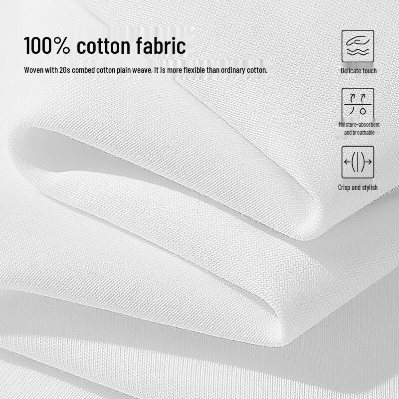 MARK FAIRWHALE Men's 200G Heavyweight Letter Print Cotton T-Shirt