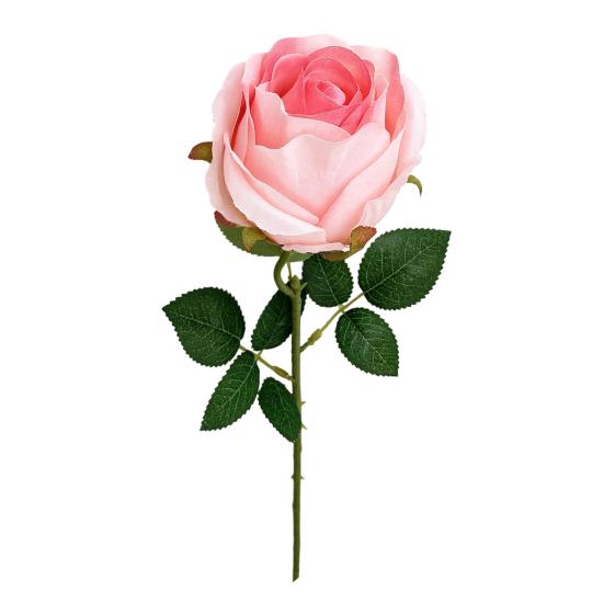 Artificial Rose Flower, Long Stem Fake Silk Roses for DIY Bridal Bouquet, Wedding Party Centerpiece, Home Table Decor