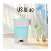Portable Folding Silicone Electric Kettle with Touch Control and Global Voltage Adapter (110V-220V)