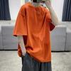 Short Sleeve Summer Oversized T-shirt for Men Solid Color Casual Basic O-Neck Women's T Shirts