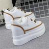 Fashion Hot Sales Women Chunky Sneakers Fashion Platform Sneakers Ladies Wedges Casual Shoes for  Leather Sports Vulcanized shoes