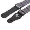 Practical Instrument Strap Polyester Texture Ergonomic for Guitar Bass Enhanced Width Design Detachable Pick Slot
