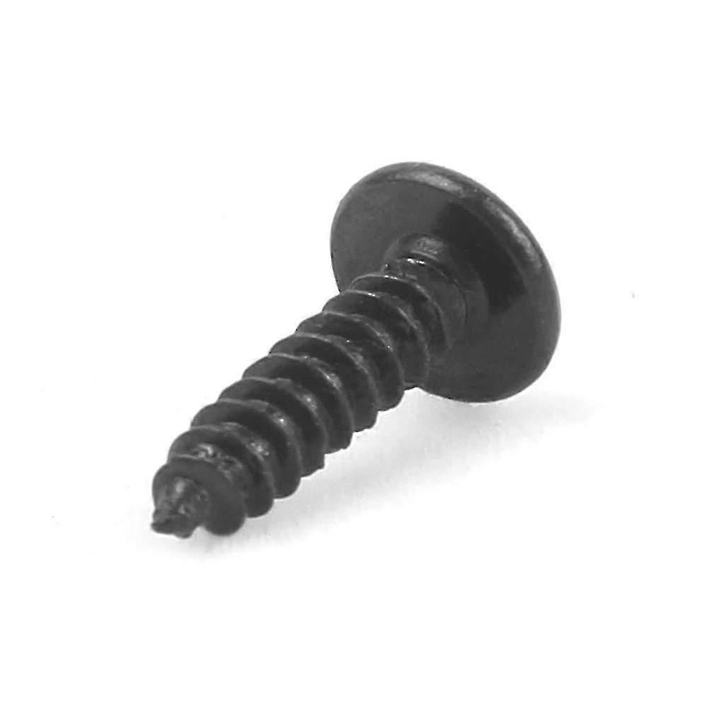 Self Tapping Wood Screws - Carbon Steel Screws Cross Head Round Head Mushroom Head Black M5*20mm (100pcs)