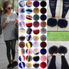 New Girls Fur Slippers Sandals Shoes Soft Luxury Women Lady Slides