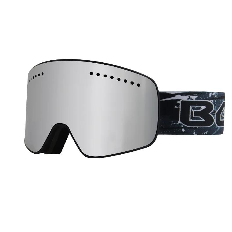 Winter Ski Goggles Adult Double-layer Lens Men Anti-fog Sun Glasses Women UV Protection 400 Snowboard Outdoor Use Wind Resistant Skiing Eyewear