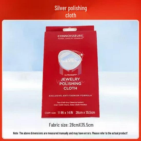 Nettoyant Lustrant pour Bijoux Argent et Or: Élimine l'oxydation, les taches et fait briller avec du papier essuie-tout
