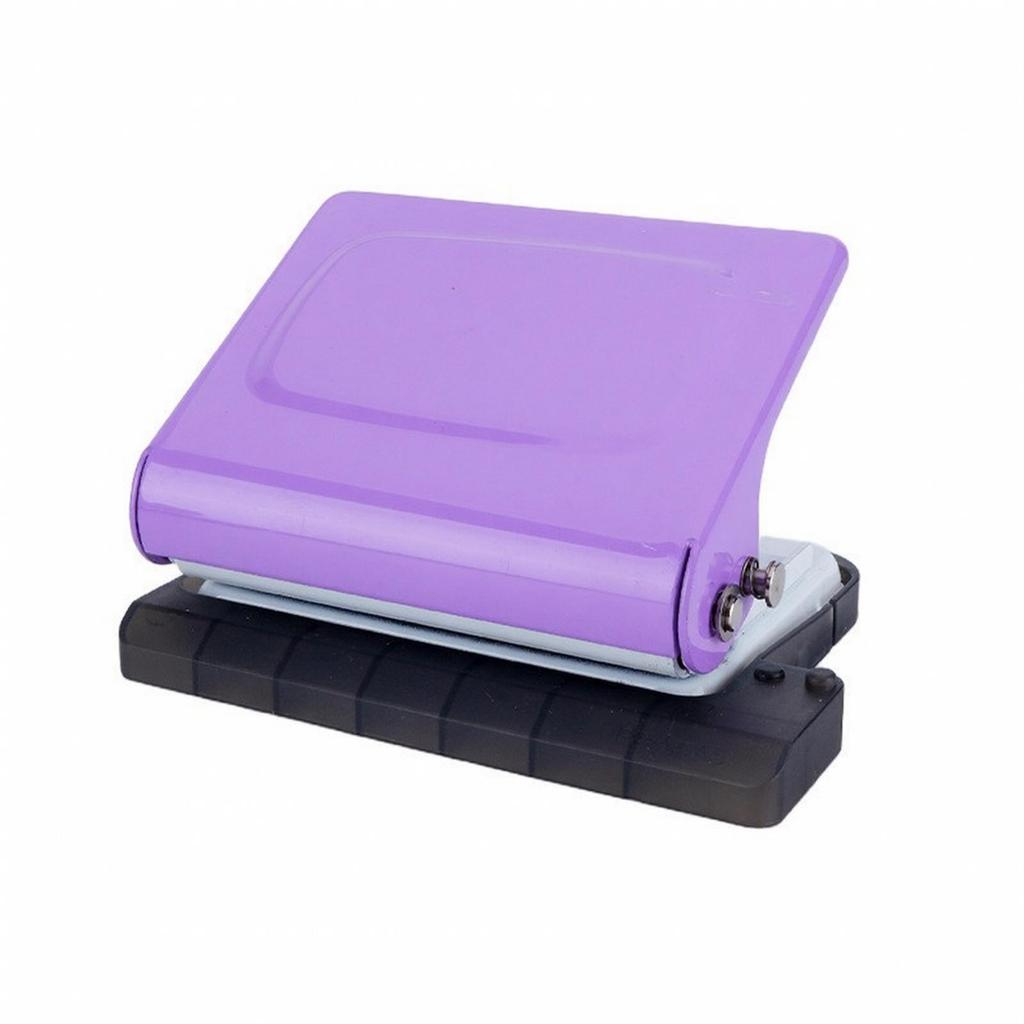 10-Hole Paper Punch Manual Metal Body Hole Easy To Operate Office Tool for