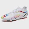 Kids' High-Top Football Shoes with Knit Socks for Turf and AG Fields