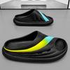 Summer new slippers men's trend indoor and outdoor wear home wear-resistant thick-soled slippers beach shoes