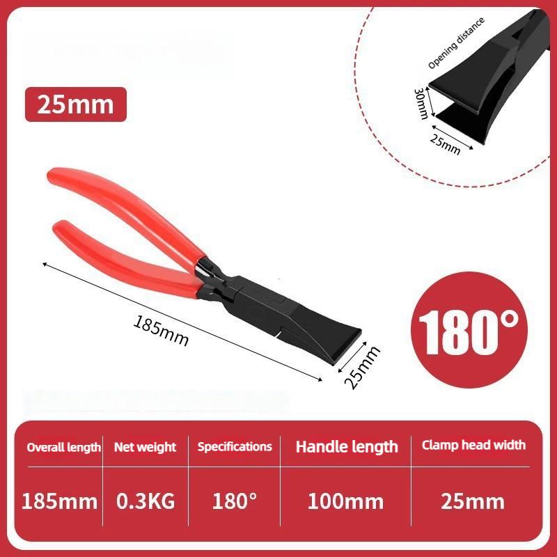 Universal Hand Seamer Sheet Metal Bending Pliers 45° 90° Straight Jaw for Roofing HVAC Auto Body Repair Metalworking Tool