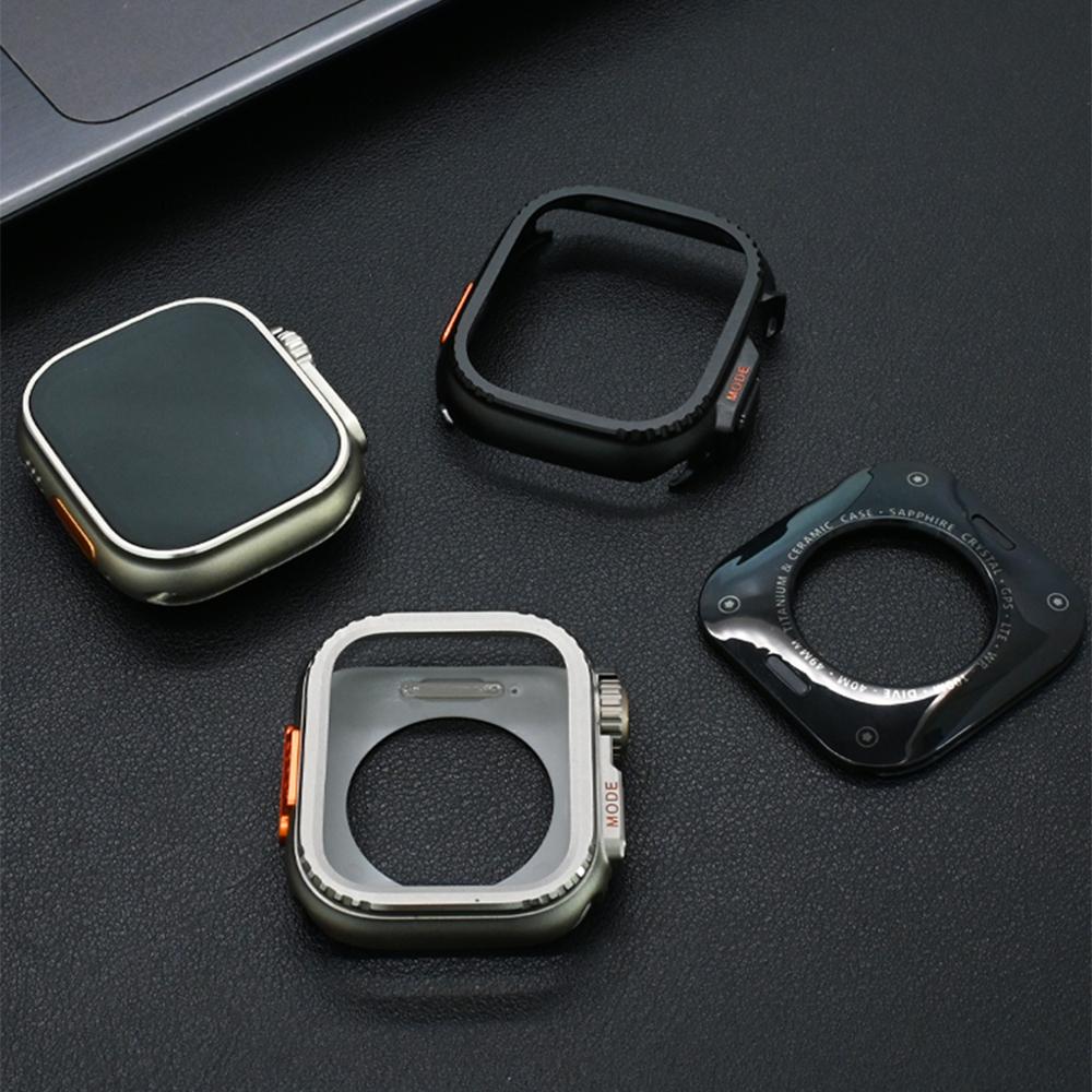 Metal Case for Apple Watch Ultra 3/2 49mm 11 10 46mm 9 8 7 45mm Aluminum Alloy Protector for Iwatch SE 44mm Rugged Bumper Cover