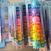 Colorful Animal-Themed Stress Relief Markers: Flexible Decompression Art Supplies for Kids with Sleeves and Fluorescent Planner Pens.