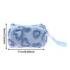 Plush Makeup Bags With Handle Soft Travel Cosmetic Storage Bag Portable Love Print Organizer Pencil Case Cute Clutch Pouch
