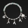 Silver Butterfly Accessories Alloy Butterfly Flower Half Bracelet Diy Accessories Chinese Style DIY Bracelet Bracelet Jewelry