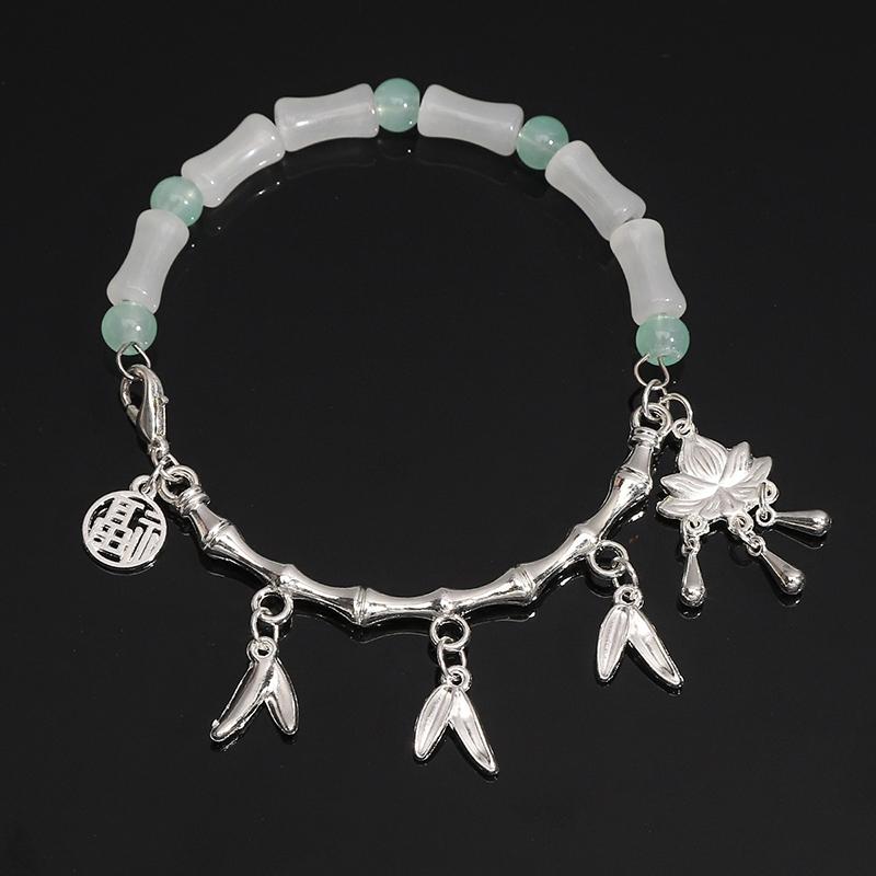 Silver Butterfly Accessories Alloy Butterfly Flower Half Bracelet Diy Accessories Chinese Style DIY Bracelet Bracelet Jewelry
