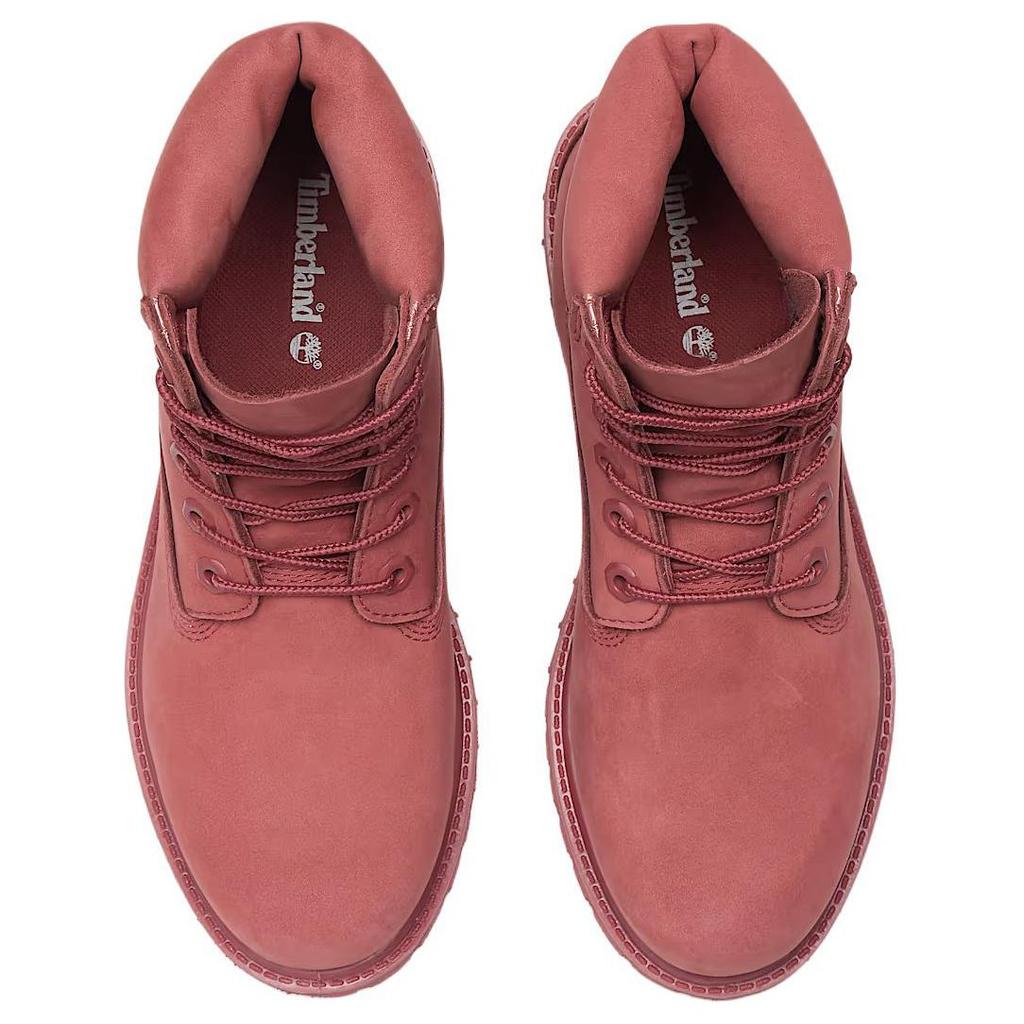 Timberland Premium 6-Inch Comfortable Versatile Short Boots Women Boots Red TB0A2HR8ET1