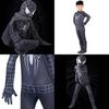Premium Black Spider-man Costume With Breathable Fabric And Perfect Stitches For All Ages