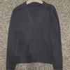 Shop   Women S Y Button Dbl Hem lS Knit Cardigan Charcoal 21dS Wcd260097