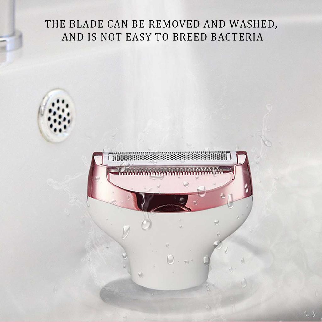 Elektrický holicí strojek pro ženy, odstranění chloupků na těle žen 4 v 1, zastřihovač bikin pro obočí, obličej, tělo podpaží, přenosný dámský holicí strojek, zastřihovač pro ženy