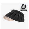 Women's Wide Brim Sun Protection Visor - Anti-UV, Versatile for Summer Sports and Cycling