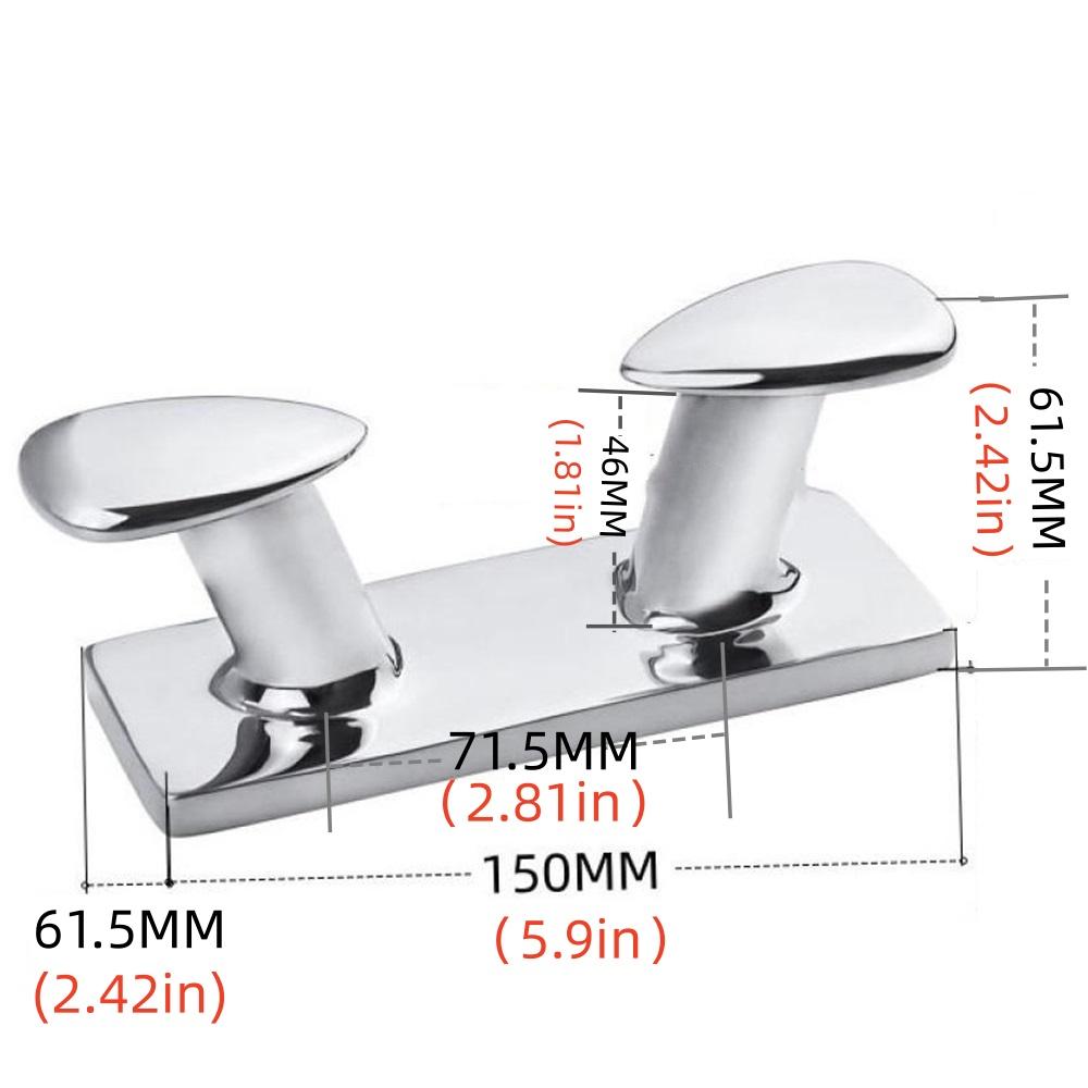 Аксессуары для лодок 316 нержавеющая сталь швартовная утка морская двойная крестовая швартовочная тумба