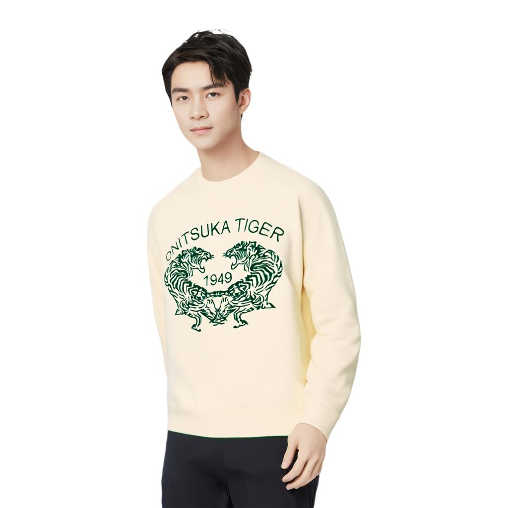 ONITSUKA TIGER Graphic Sweatshirt 'Off White Green' Men's 2183B406-700
