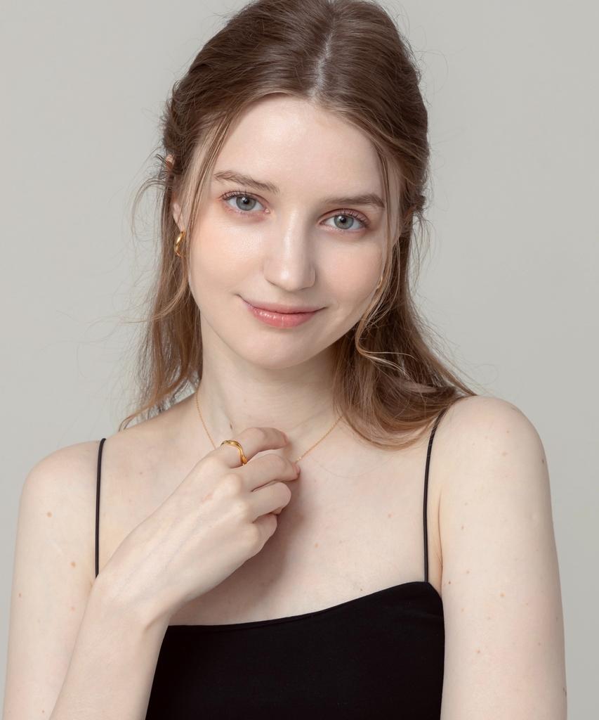 Lilykori 925 Silver Bold Wave Ring