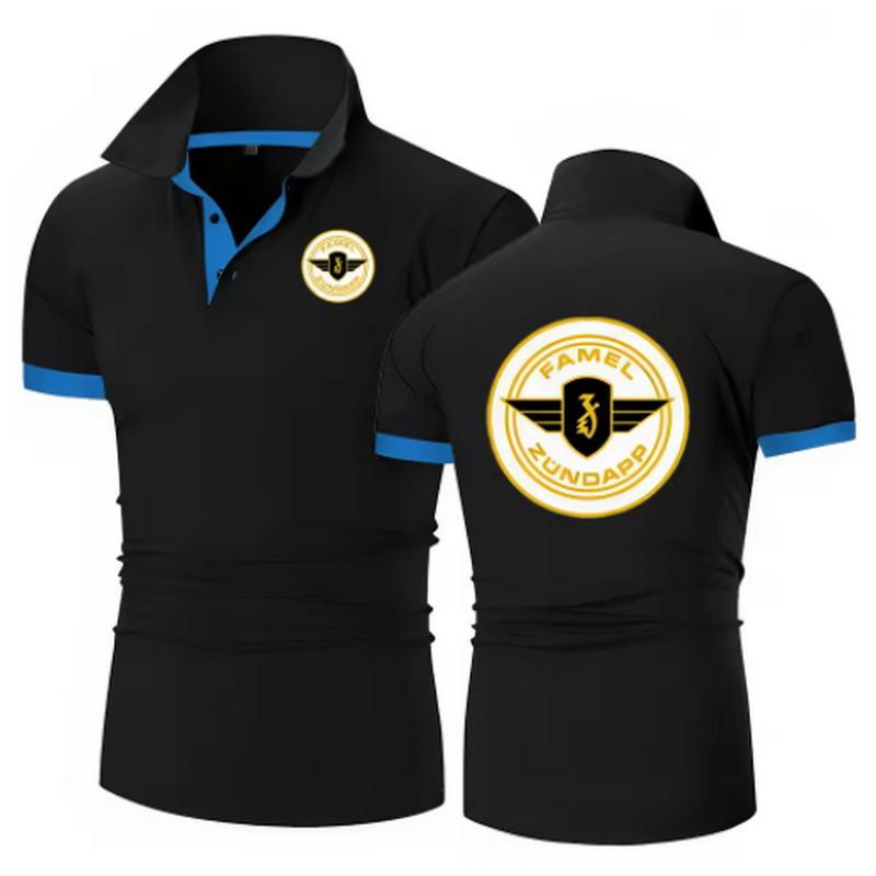 Limited Zündapp Zundapp Motorcycle Polo Shirt Fashion New Man's Summer F1 Short Sleeve Classic Slim Fit Golf Polo Shirt