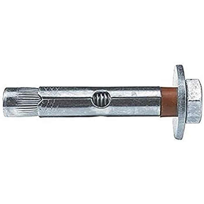 Ancre métallique - fischer - fsl-rr - m12 x 80 - acier zingué - rouge