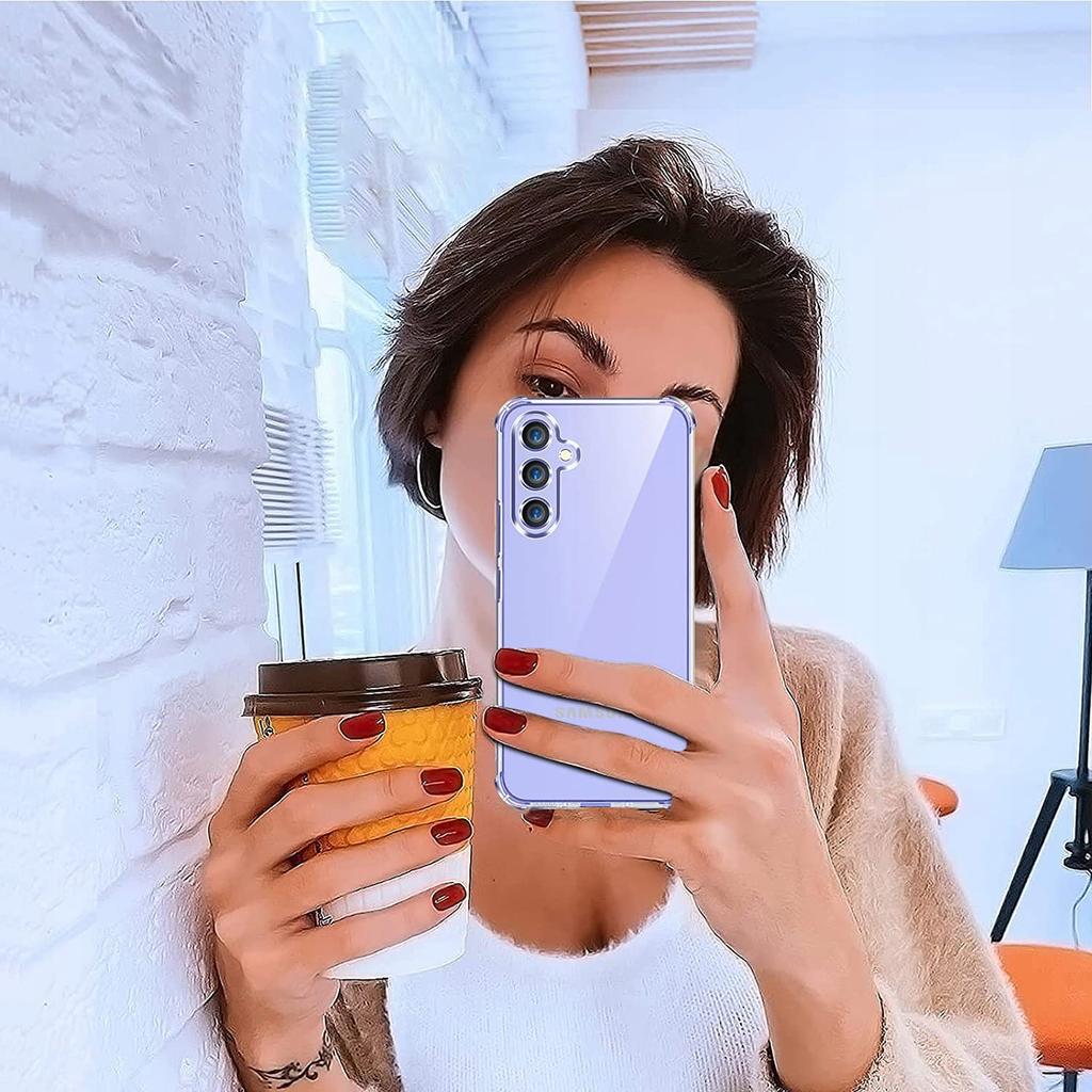 Etui Bezbarwne Wzmacniane Anti Shock Do Samsung A16 5G +Szkło