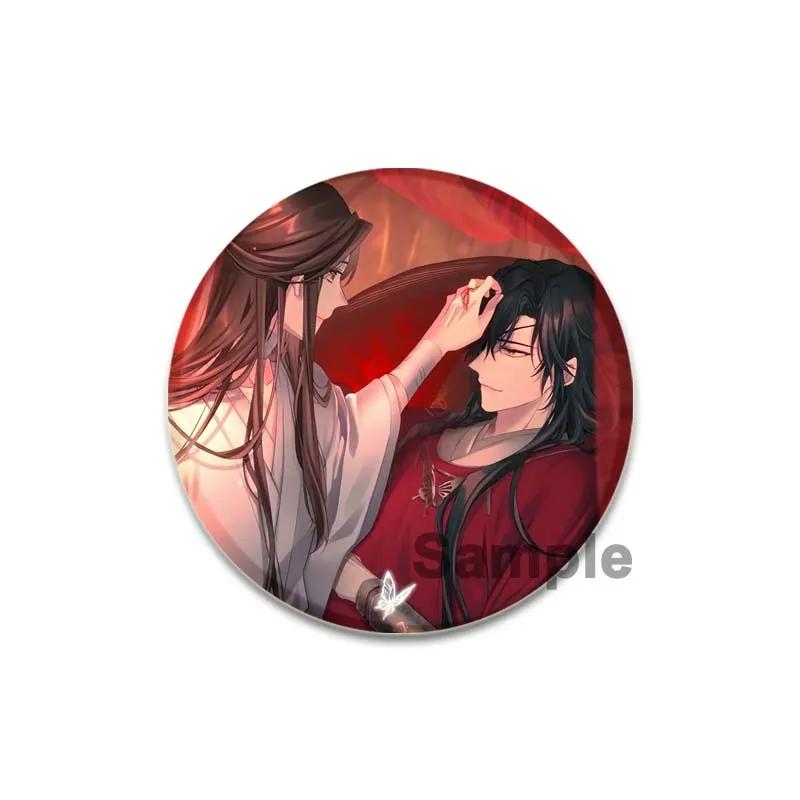 

32/44/58 мм брошка благословення небесного чиновника, значок Xie Lian Hua Cheng, шпилька ручної роботи, нагрудна шпилька для рюкзака, одягу, ювелірних аксесуарів 58mm