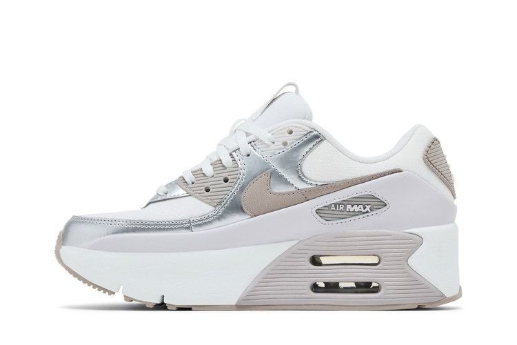 Nike Air Max 90 LV8 Summit White Vast Grey Metallic Platinum College G