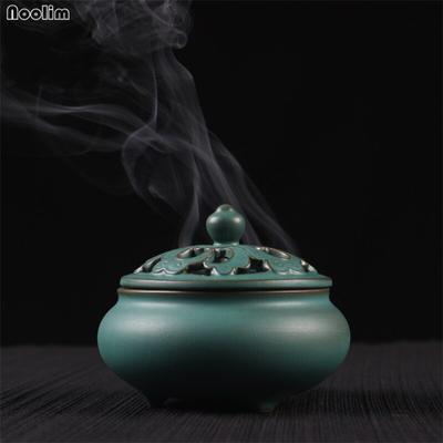 Spulen-Räuchergefäß, Wohnzimmer, Keramik-Räucherstäbchenhalter, Heimdekoration, buddhistische Teehaus-Ornamente